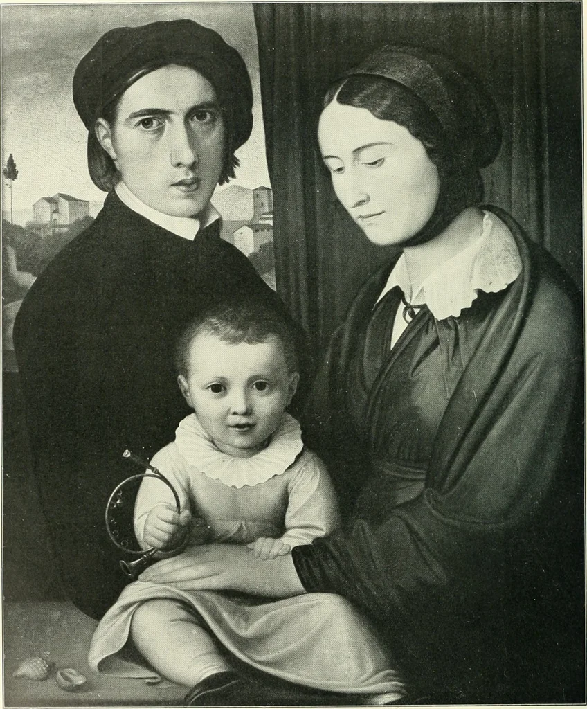 An illustration from Ausstellung deutscher Kunst aus der Zeit von 1775-1875 in der Königlichen Nationalgalerie, Berlin 1906. Herausgegeben vom Vorstand der Deutschen Jahrhundertausstellung. Mit einleitendem Text von Hugo von Tschudi, 1906, leaf 97