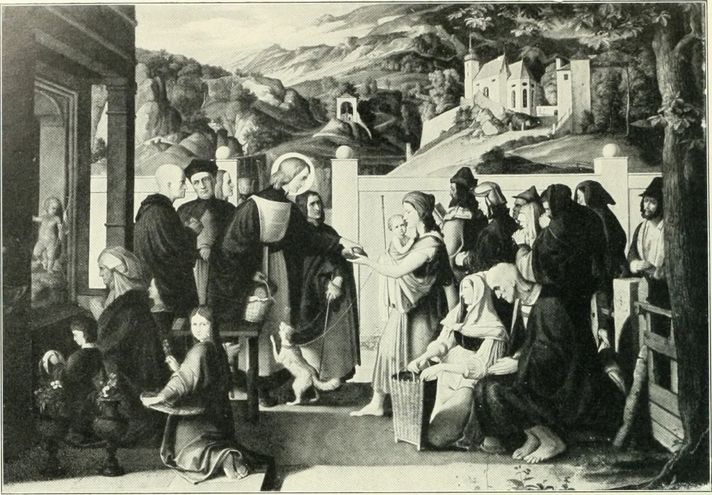 An illustration from Ausstellung deutscher Kunst aus der Zeit von 1775-1875 in der Königlichen Nationalgalerie, Berlin 1906. Herausgegeben vom Vorstand der Deutschen Jahrhundertausstellung. Mit einleitendem Text von Hugo von Tschudi, 1906, leaf 99
