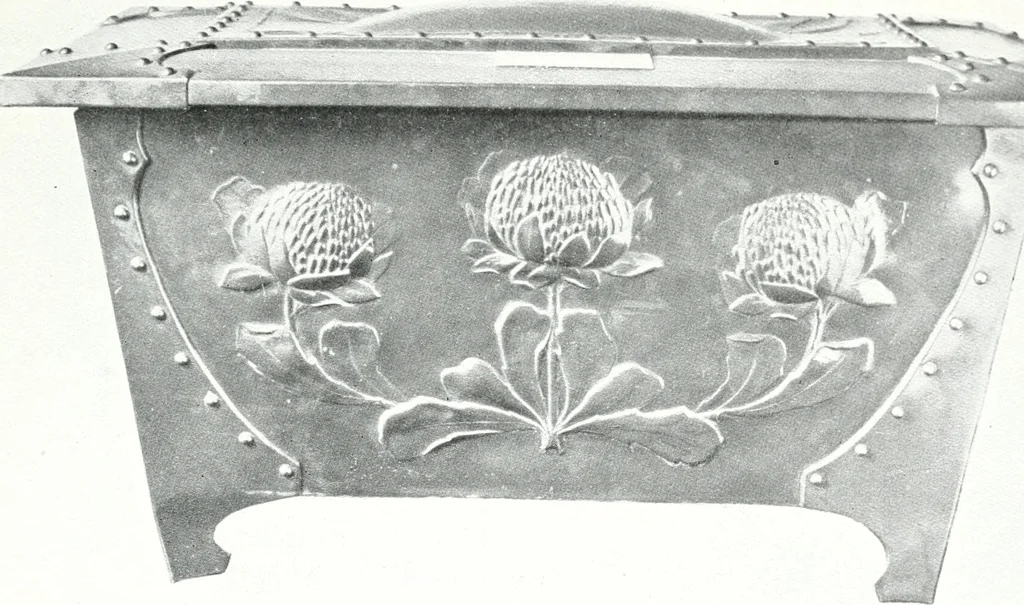 An illustration from The Australian flora in applied art, 1915, leaf 74