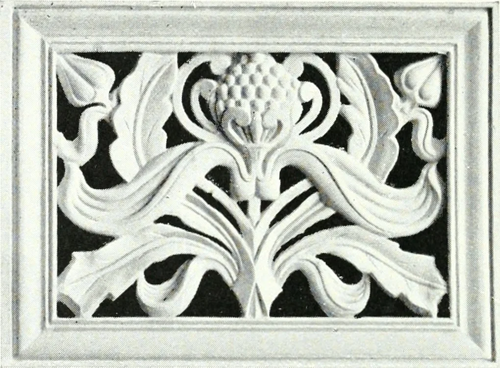 An illustration from The Australian flora in applied art, 1915, leaf 75