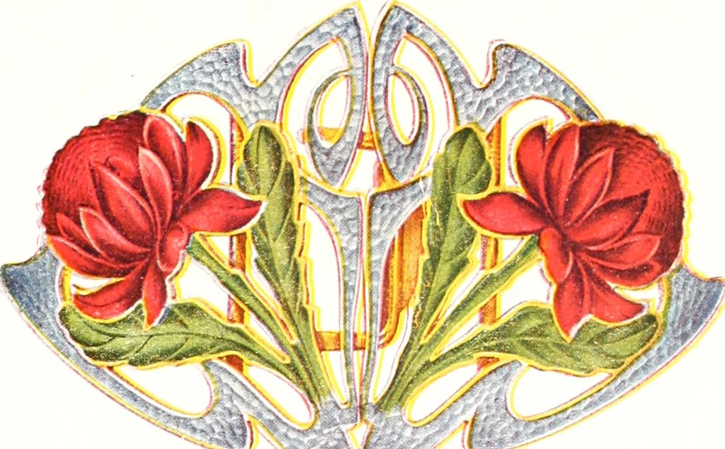 An illustration from The Australian flora in applied art, 1915, leaf 80