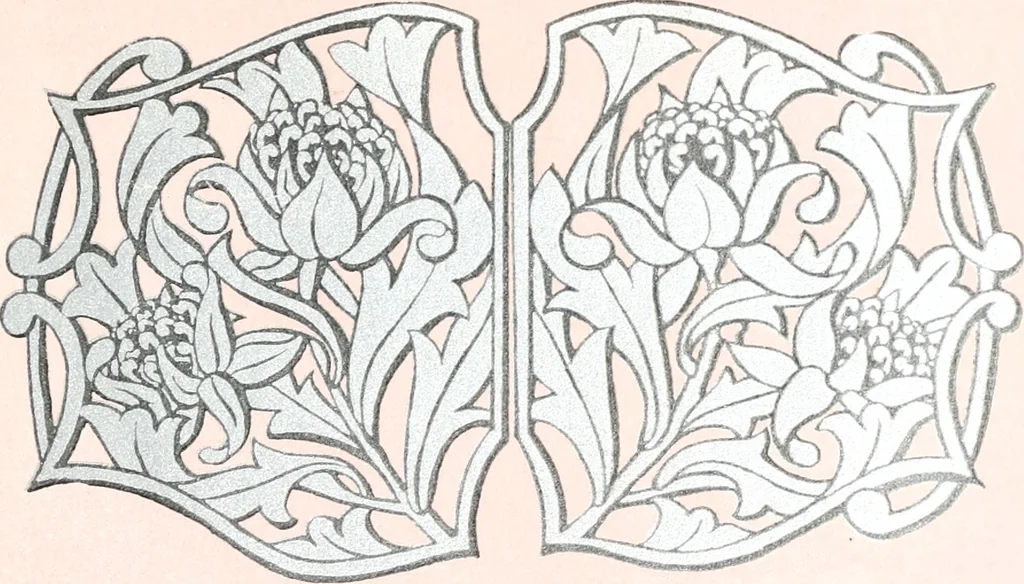An illustration from The Australian flora in applied art, 1915, leaf 82
