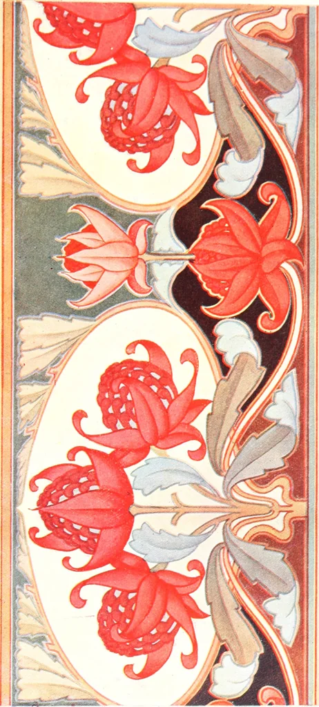 An illustration from The Australian flora in applied art, 1915, leaf 98
