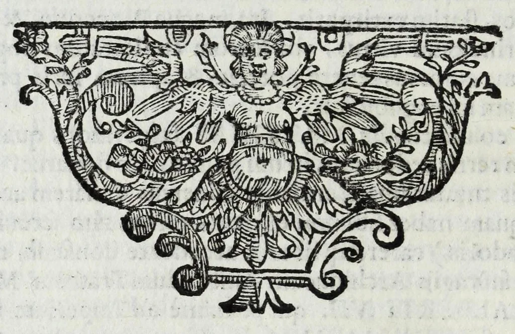 An illustration from Austriaci Caesares Mariae Annae, magni caes[ar]is Ferd[inan]di III filiae, maximi regum Phil[i]pi IV sponsae, potentiss[im]ae Hispanae mon[ar]chiae regin[a]e, in dotale auspicium infantis monarchae totiusq[ue] sereniss[im]ae posteritatis exhibiti, 1649, leaf 170