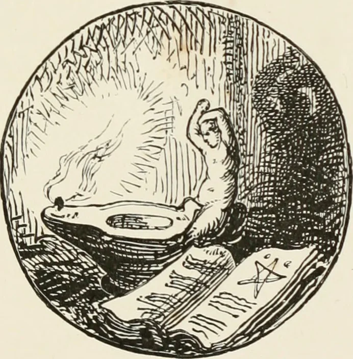 An illustration from Autobiographical notes of the life of William Bell Scott : and notices of his artistic and poetic circle of friends, 1830 to 1882, 1892, leaf 10
