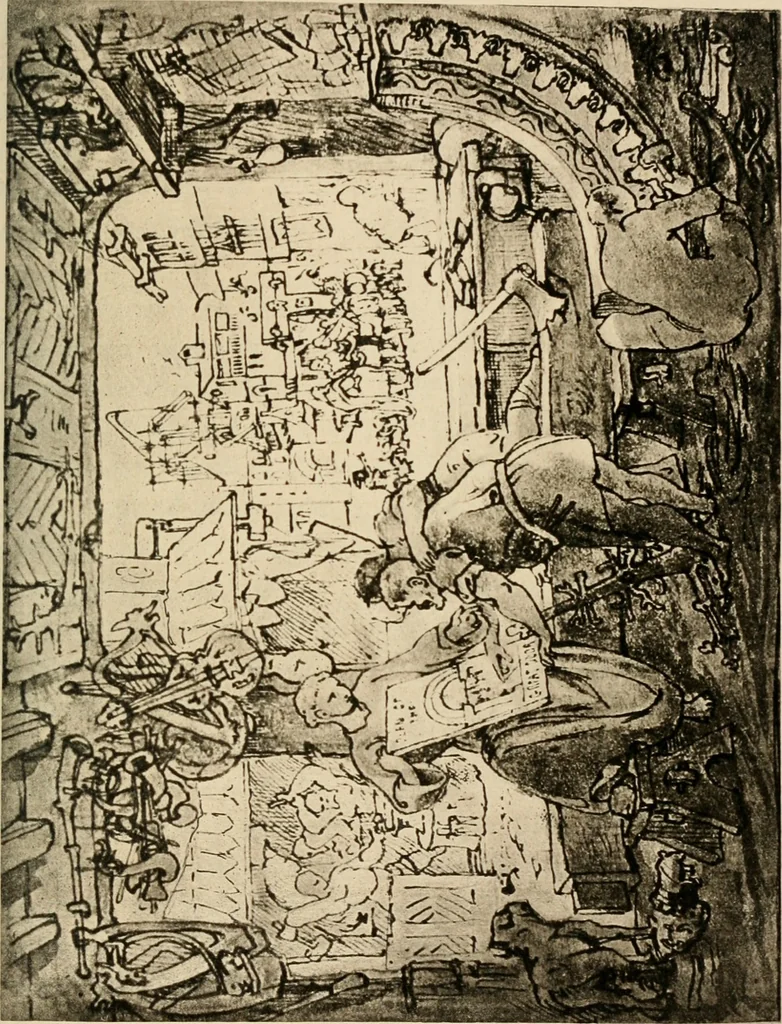 An illustration from Autobiographical notes of the life of William Bell Scott : and notices of his artistic and poetic circle of friends, 1830 to 1882, 1892, leaf 236