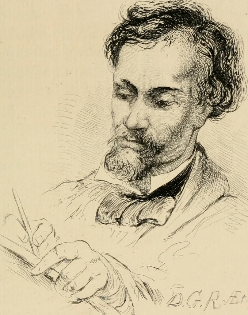 An illustration from Autobiographical notes of the life of William Bell Scott : and notices of his artistic and poetic circle of friends, 1830 to 1882, 1892, leaf 330