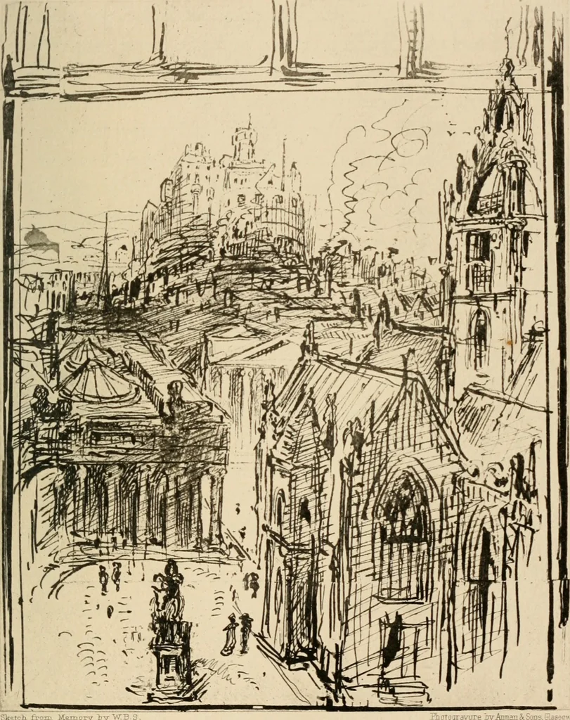 An illustration from Autobiographical notes of the life of William Bell Scott : and notices of his artistic and poetic circle of friends, 1830 to 1882, 1892, leaf 66