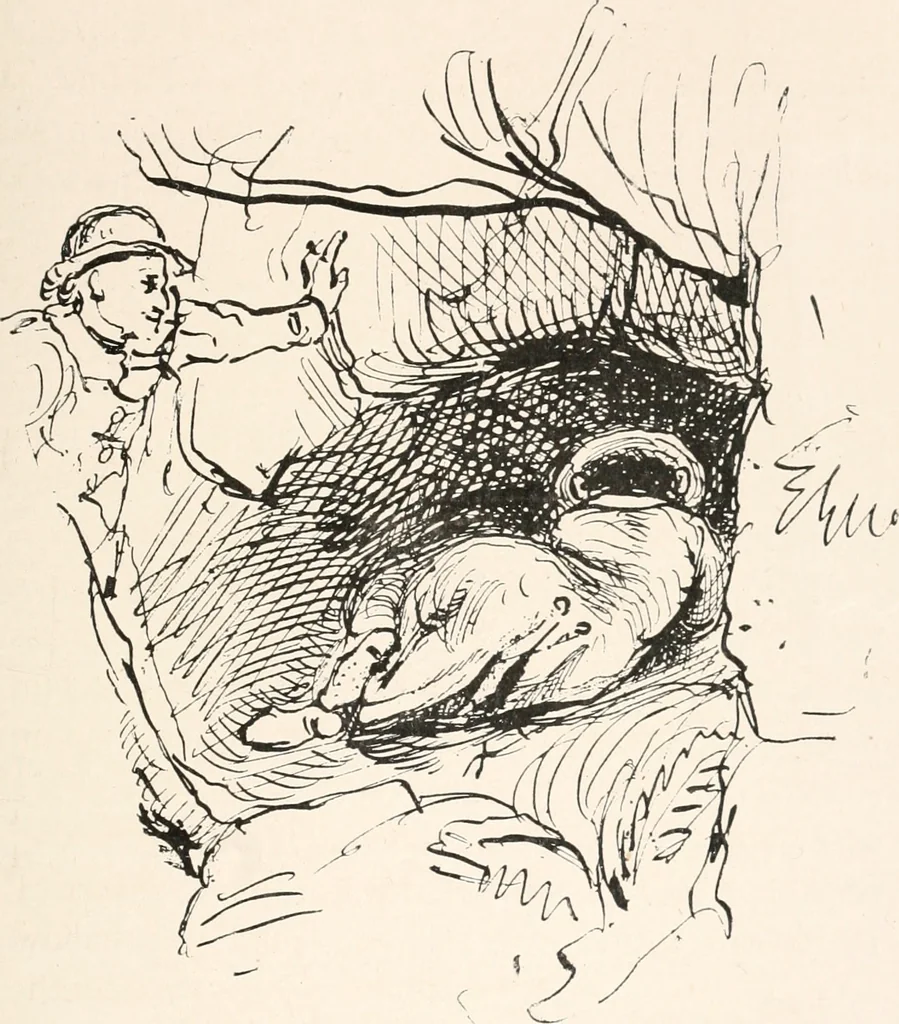 An illustration from Autobiographical notes of the life of William Bell Scott : and notices of his artistic and poetic circle of friends, 1830 to 1882, 1892, leaf 140