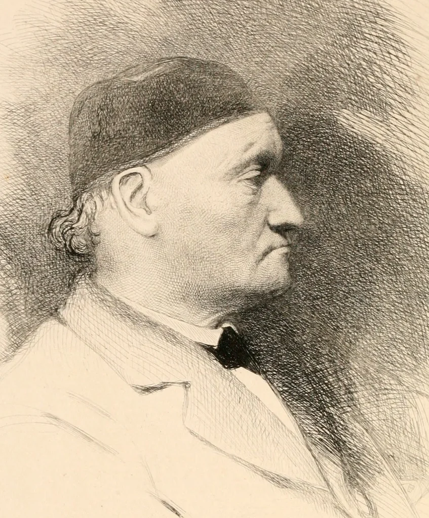 An illustration from Autobiographical notes of the life of William Bell Scott : and notices of his artistic and poetic circle of friends, 1830 to 1882, 1892, leaf 9