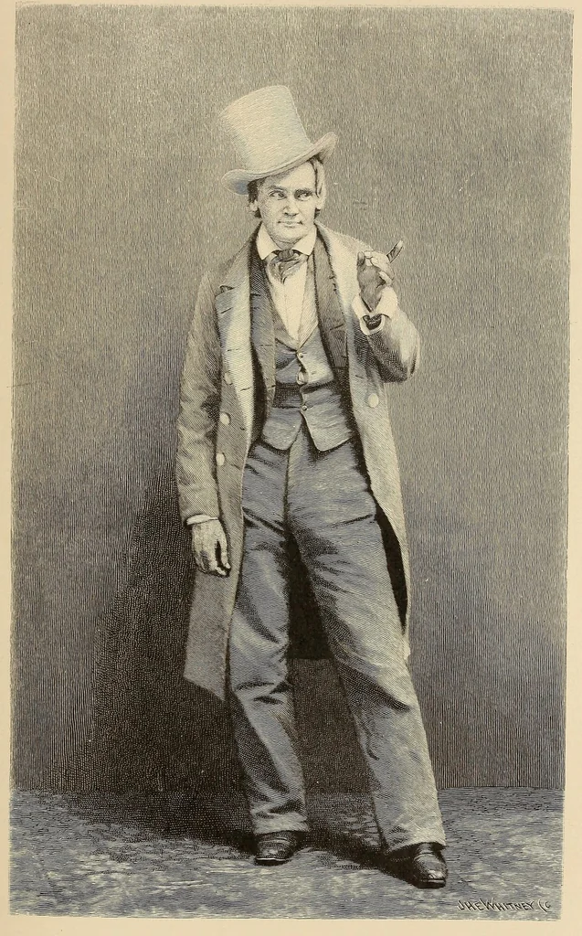 An illustration from The autobiography of Joseph Jefferson, 1890, leaf 283