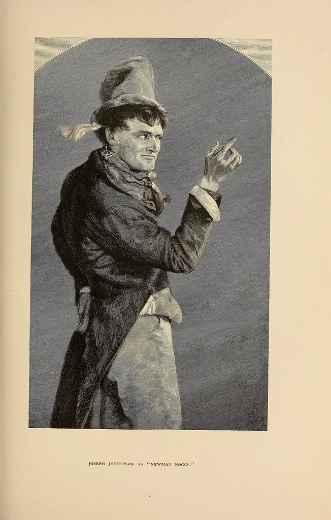 An illustration from The autobiography of Joseph Jefferson, 1890, leaf 307