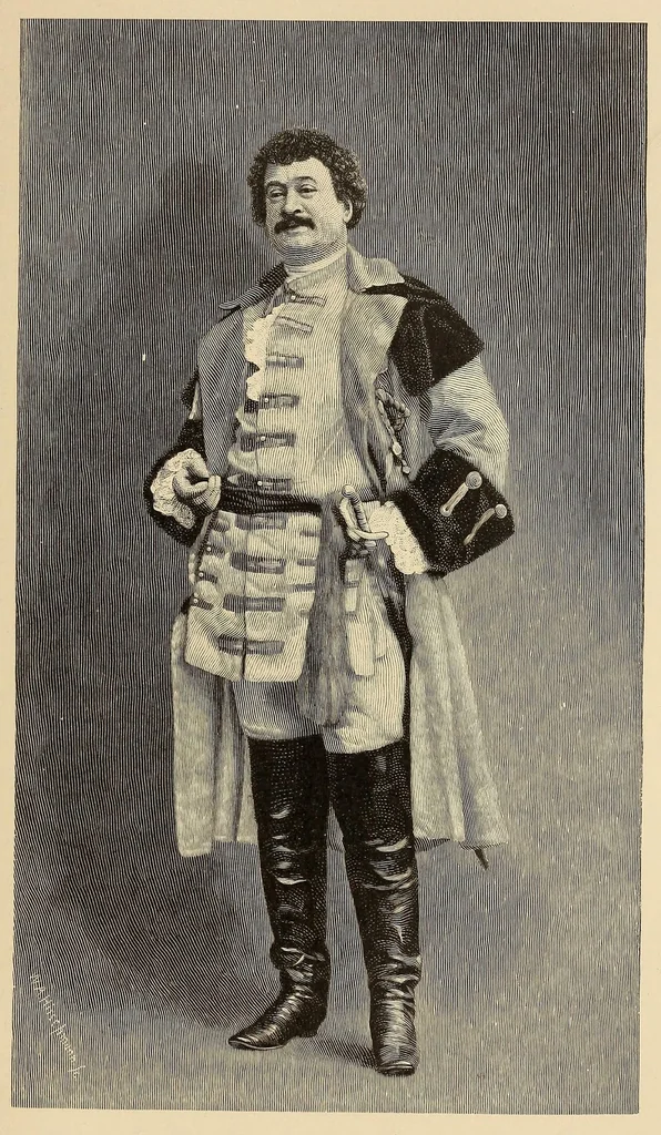 An illustration from The autobiography of Joseph Jefferson, 1890, leaf 425