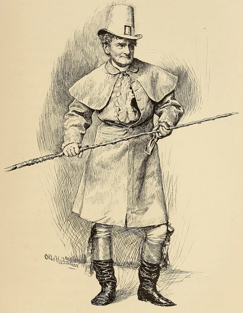 An illustration from The autobiography of Joseph Jefferson, 1890, leaf 535