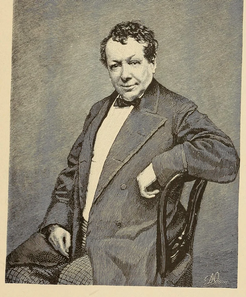 An illustration from The autobiography of Joseph Jefferson, 1890, leaf 605