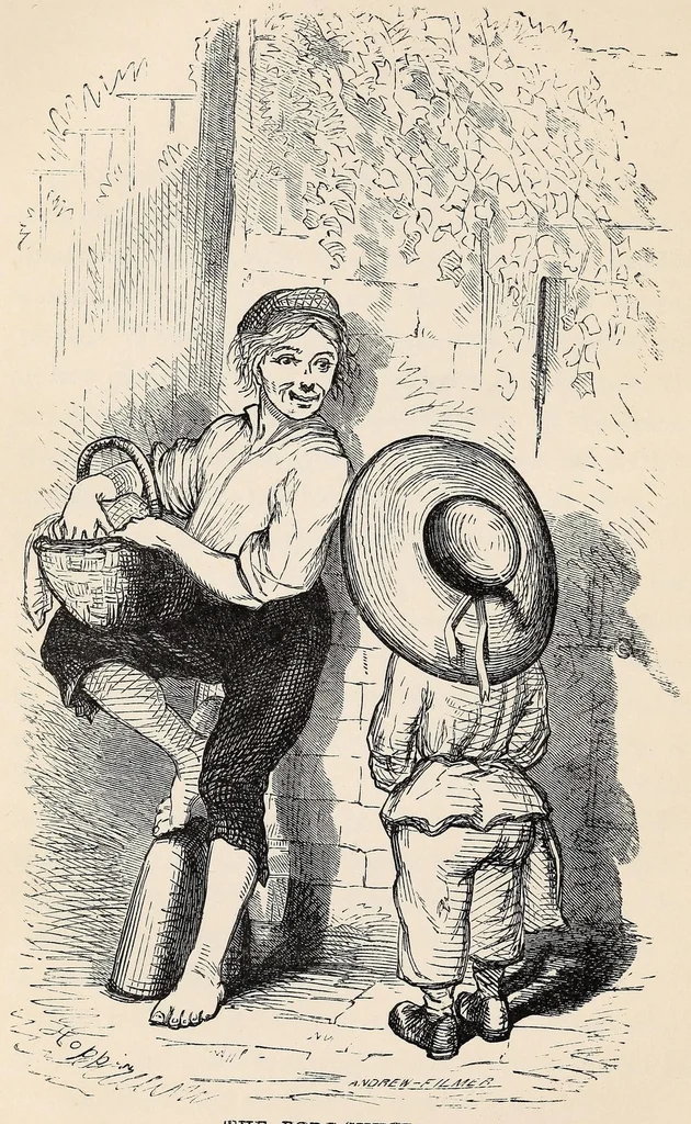 An illustration from The autocrat of the breakfast-table .., 1859, leaf 246