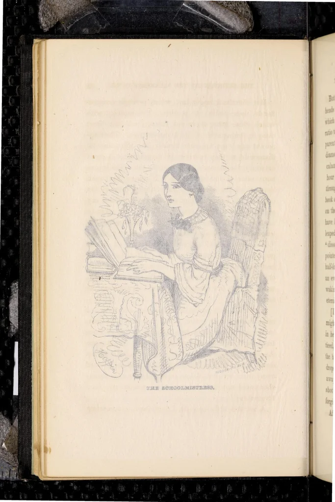 An illustration from The autocrat of the breakfast-table .., 1859, leaf 62