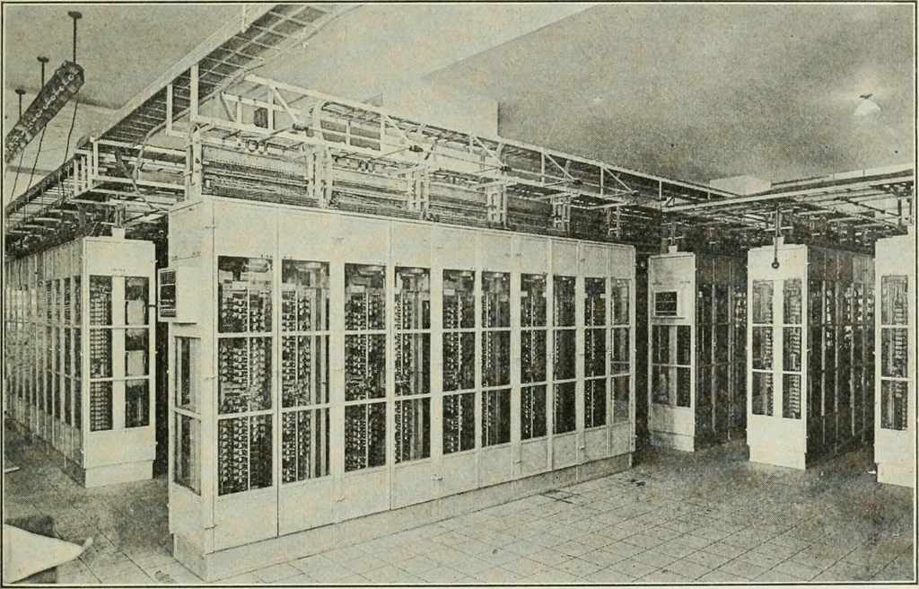 An illustration from Automatic telephony; a comprehensive treatise on automatic and semi-automatic systems, 1921, leaf 130