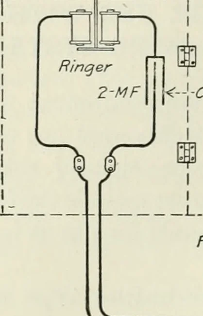 An illustration from Automatic telephony; a comprehensive treatise on automatic and semi-automatic systems, 1921, leaf 169