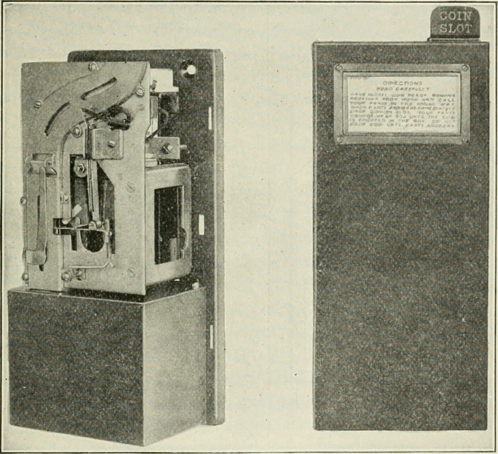 An illustration from Automatic telephony; a comprehensive treatise on automatic and semi-automatic systems, 1921, leaf 220