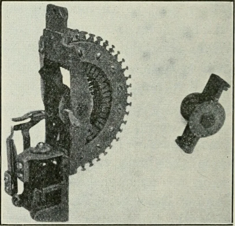 An illustration from Automatic telephony; a comprehensive treatise on automatic and semi-automatic systems, 1921, leaf 265
