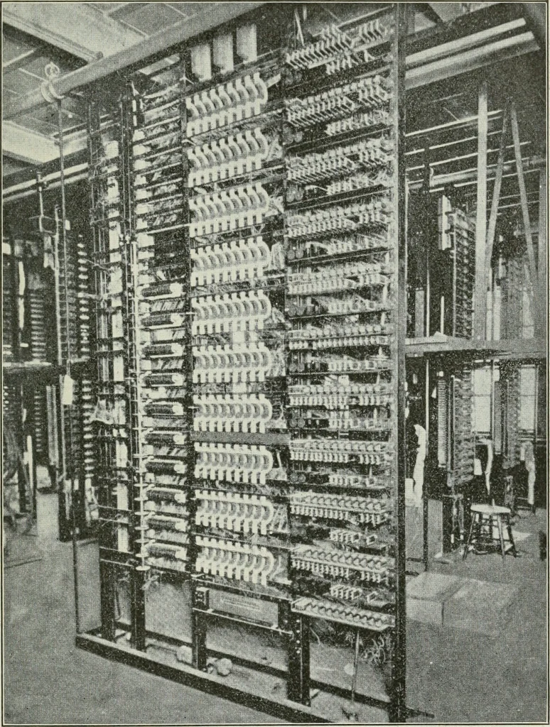 An illustration from Automatic telephony; a comprehensive treatise on automatic and semi-automatic systems, 1921, leaf 266