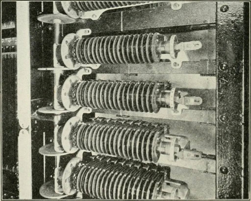 An illustration from Automatic telephony; a comprehensive treatise on automatic and semi-automatic systems, 1921, leaf 271