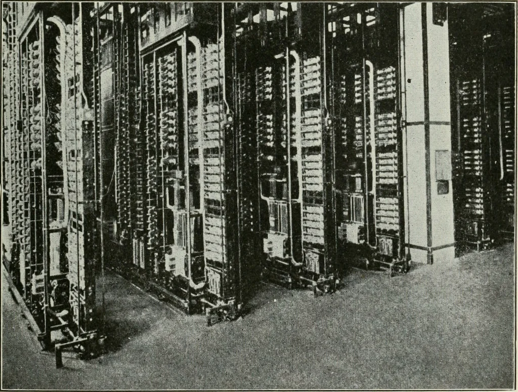 An illustration from Automatic telephony; a comprehensive treatise on automatic and semi-automatic systems, 1921, leaf 272