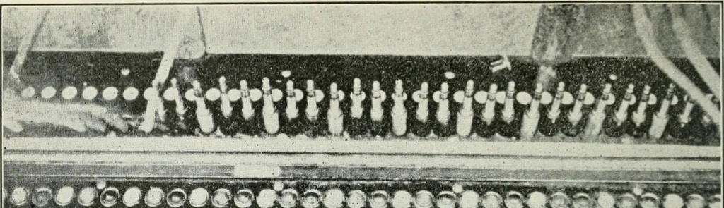 An illustration from Automatic telephony; a comprehensive treatise on automatic and semi-automatic systems, 1921, leaf 273