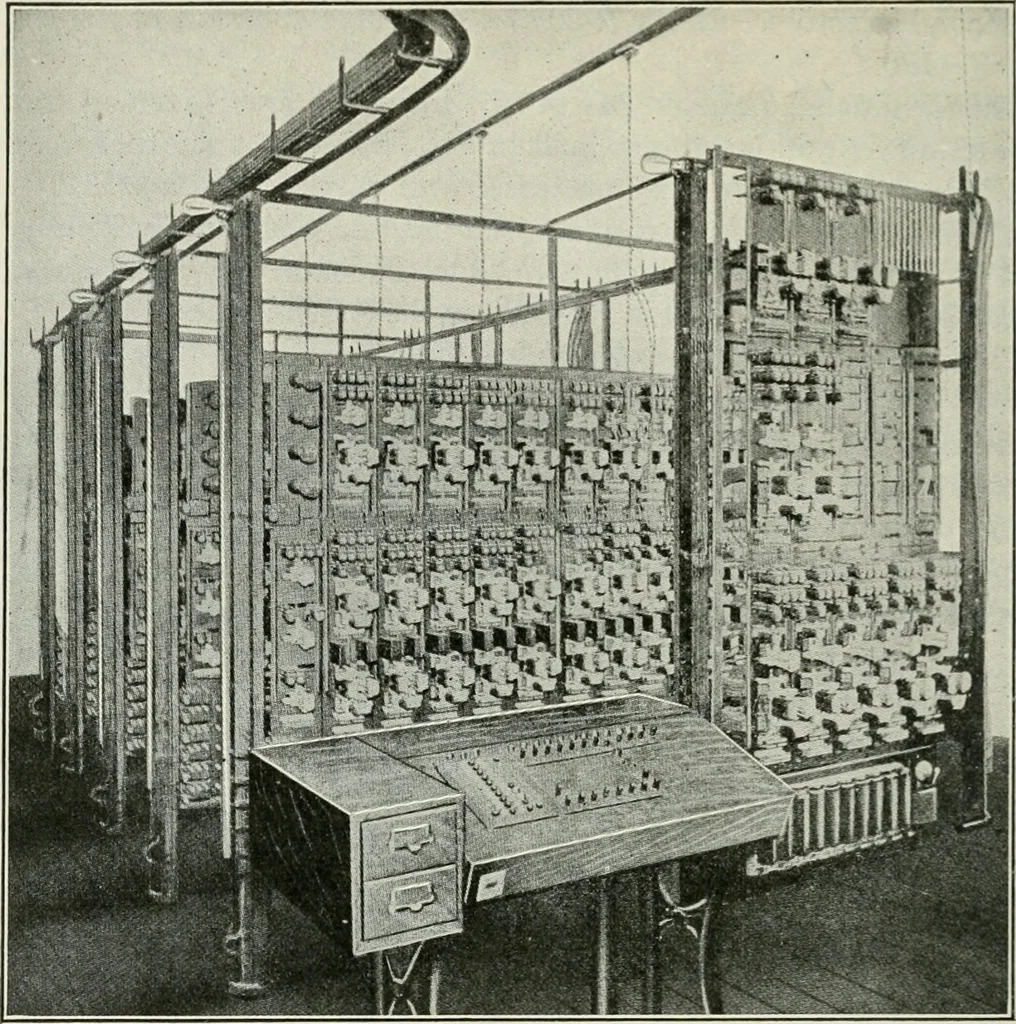 An illustration from Automatic telephony; a comprehensive treatise on automatic and semi-automatic systems, 1921, leaf 295