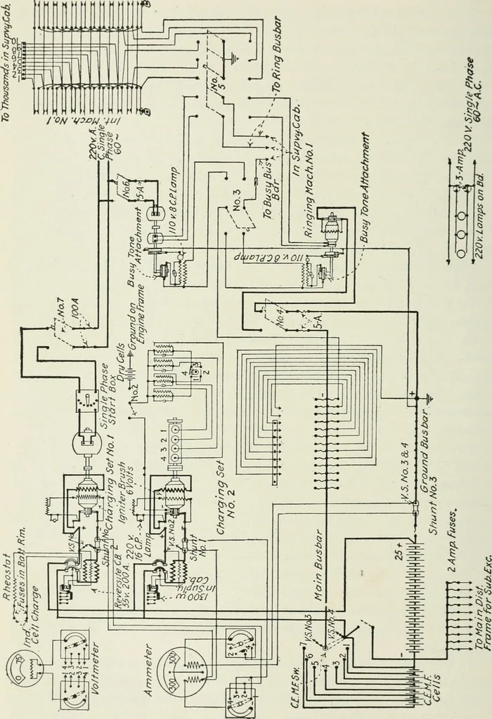 An illustration from Automatic telephony; a comprehensive treatise on automatic and semi-automatic systems, 1921, leaf 375