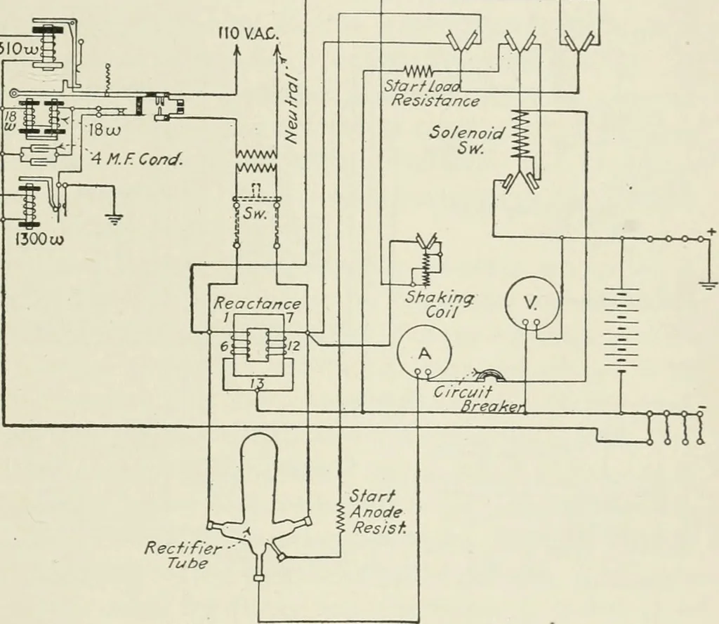 An illustration from Automatic telephony; a comprehensive treatise on automatic and semi-automatic systems, 1921, leaf 380