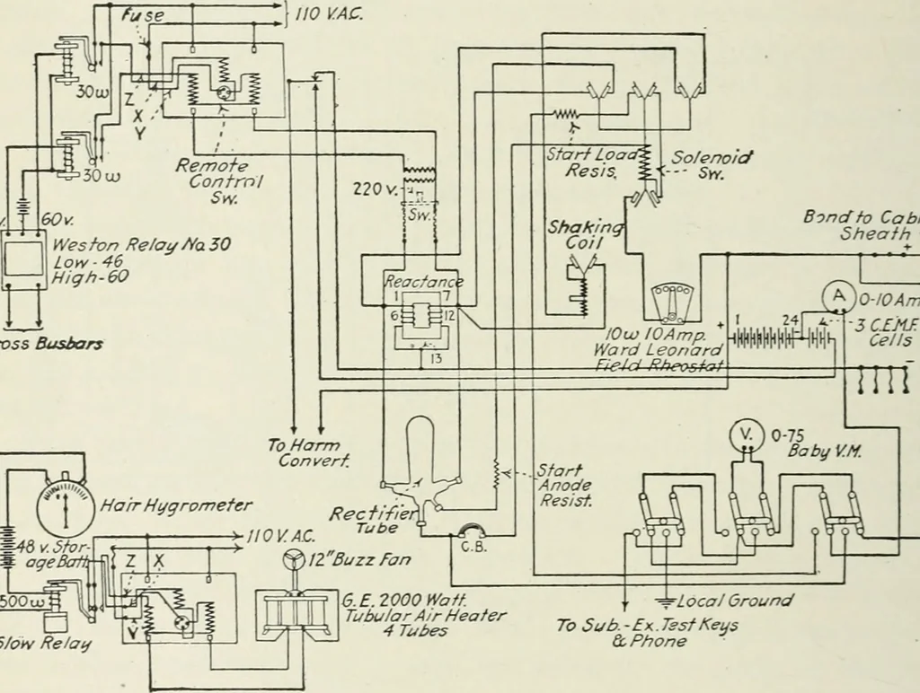 An illustration from Automatic telephony; a comprehensive treatise on automatic and semi-automatic systems, 1921, leaf 381