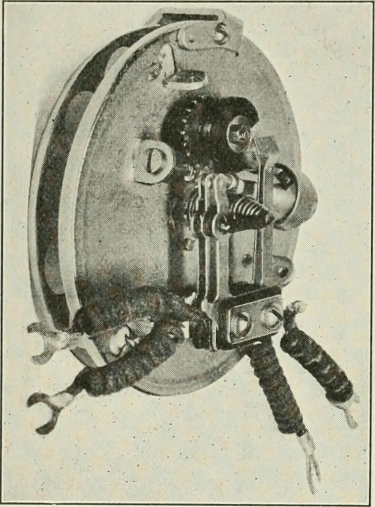 An illustration from Automatic telephony; a comprehensive treatise on automatic and semi-automatic systems, 1921, leaf 57