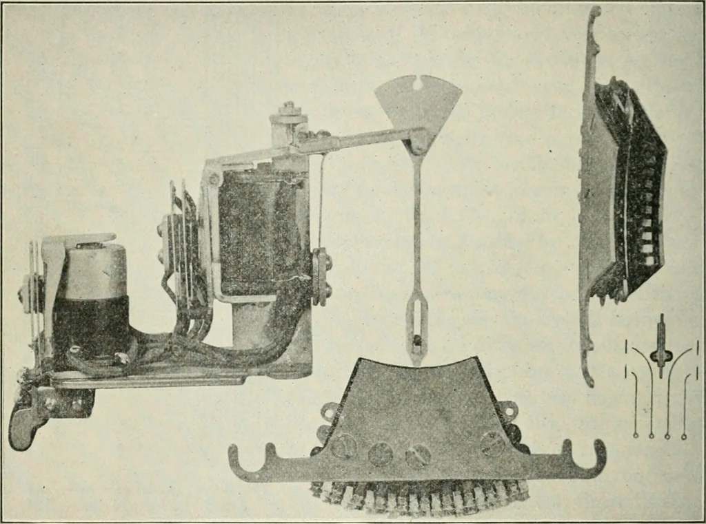 An illustration from Automatic telephony; a comprehensive treatise on automatic and semi-automatic systems, 1921, leaf 63