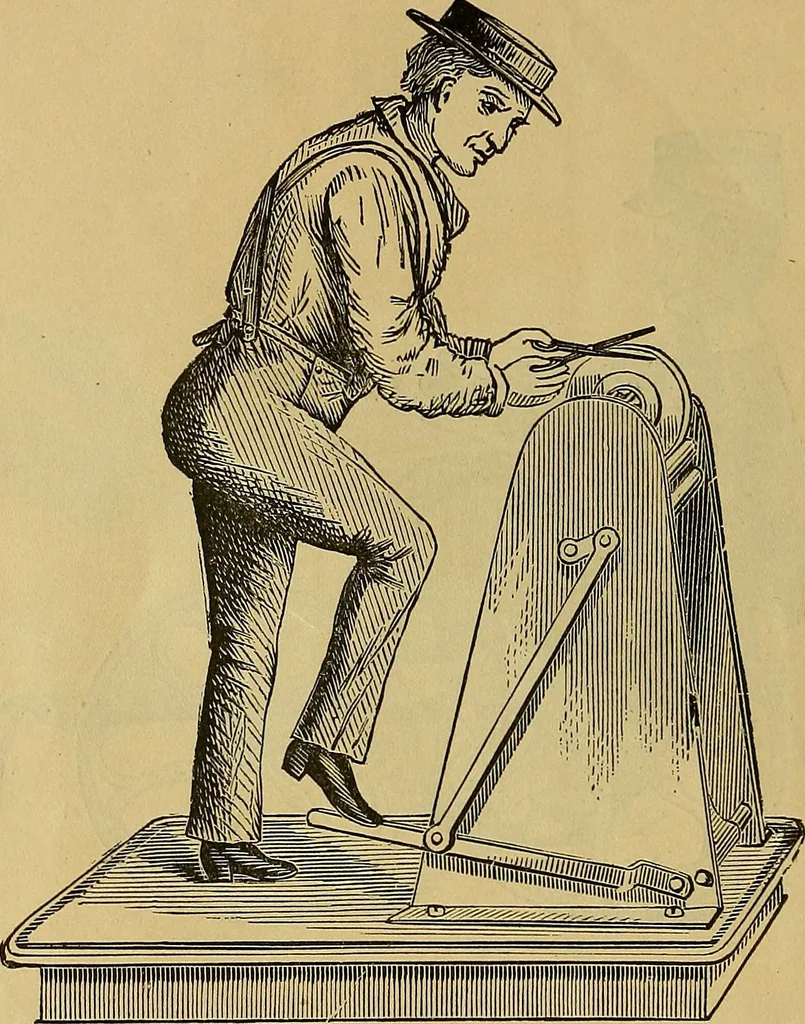 An illustration from The Automatic toy works, 1882, leaf 13