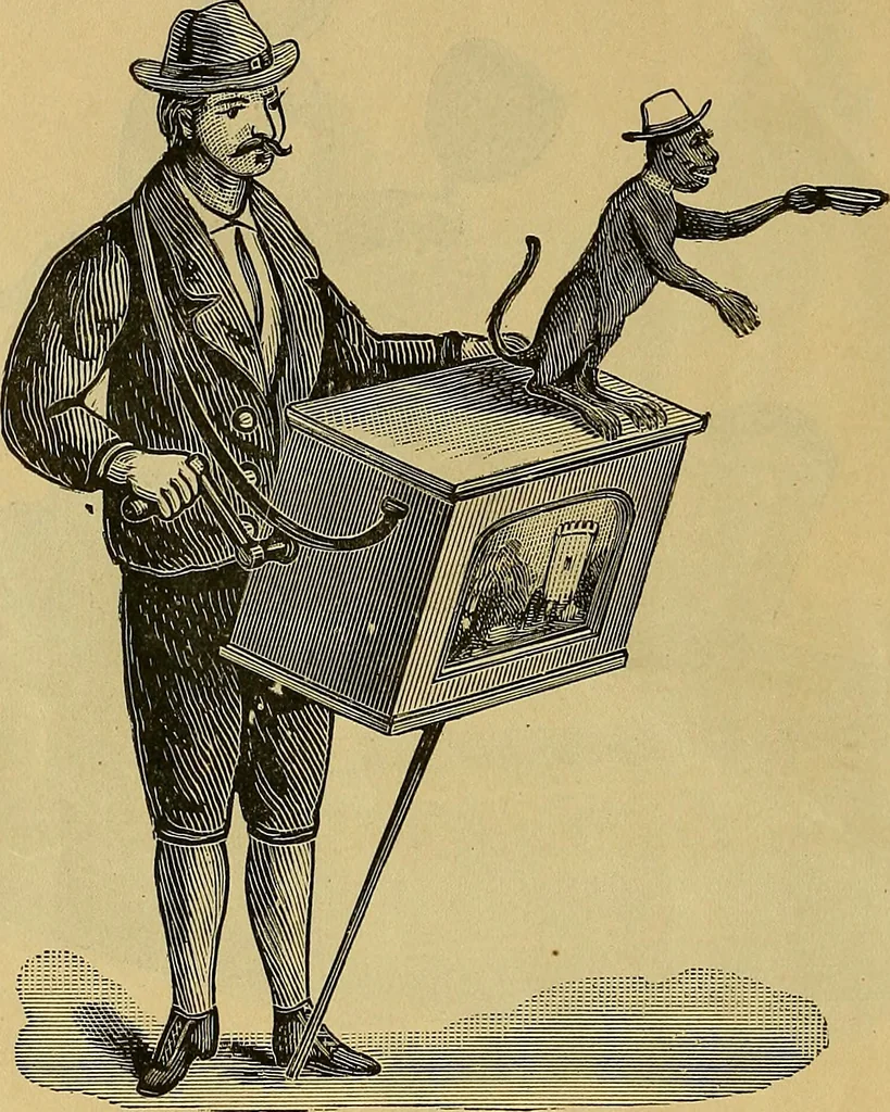 An illustration from The Automatic toy works, 1882, leaf 17