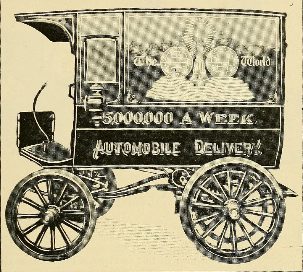 An illustration from The Automobile magazine, 1899, leaf 283
