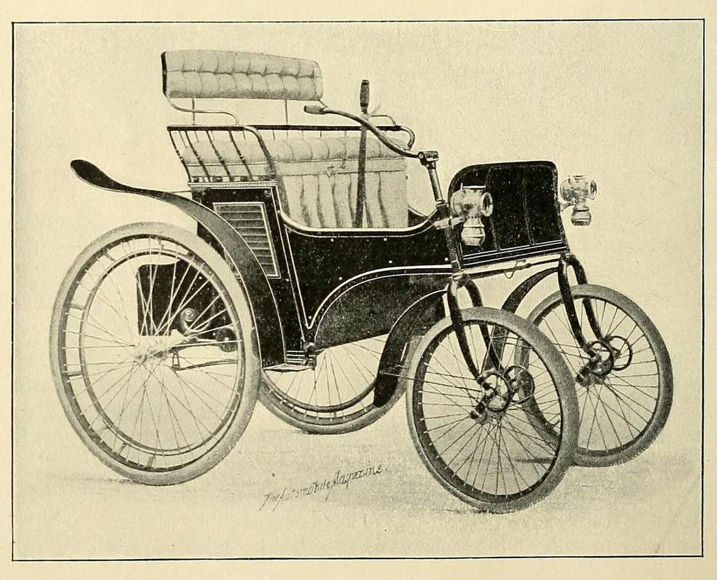 An illustration from The Automobile magazine, 1899, leaf 44