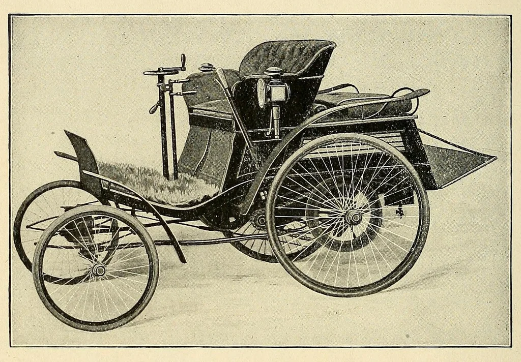 An illustration from The Automobile magazine, 1899, leaf 896