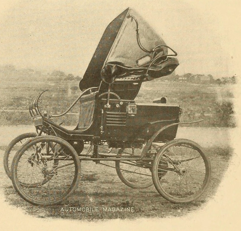 An illustration from The Automobile magazine, 1899, leaf 1177