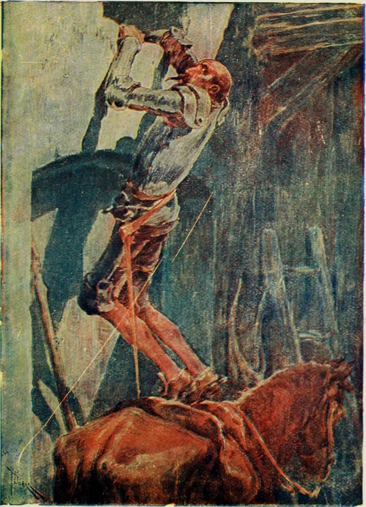 An illustration from Aventuras de Don Quijote, 1600, leaf 132