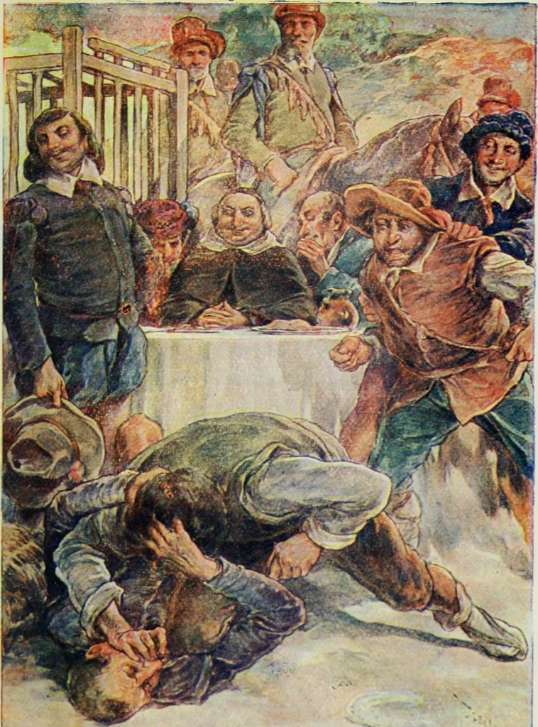 An illustration from Aventuras de Don Quijote, 1600, leaf 144