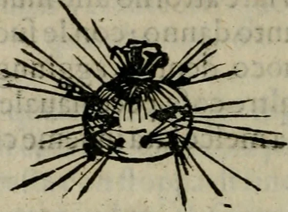 An illustration from Avertimenti et essamini intorno a quelle cose che richiede a vn bombardiero : cosi circa all'artegliaria, come anco a fuochi arteficiati, 1567, leaf 69
