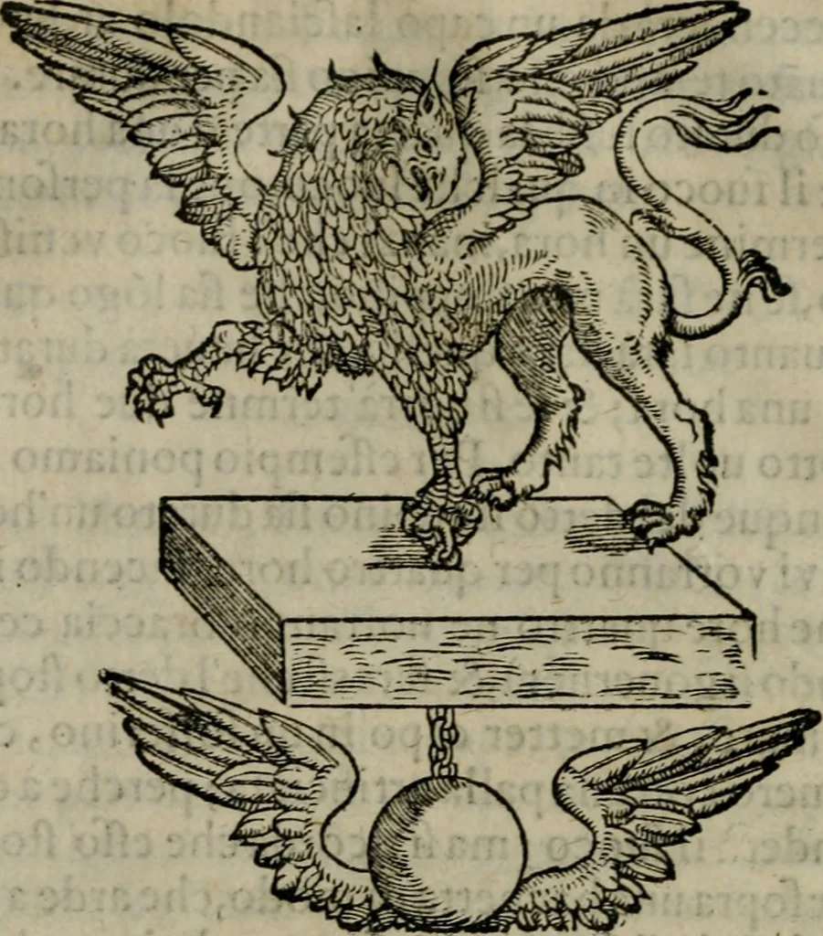 An illustration from Avertimenti et essamini intorno a quelle cose che richiede a vn bombardiero : cosi circa all'artegliaria, come anco a fuochi arteficiati, 1567, leaf 75