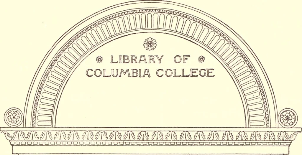 An illustration from Catalogue of the Avery architectural library. A memorial library of architecture, archæology, and decorative art, 1895, leaf 24
