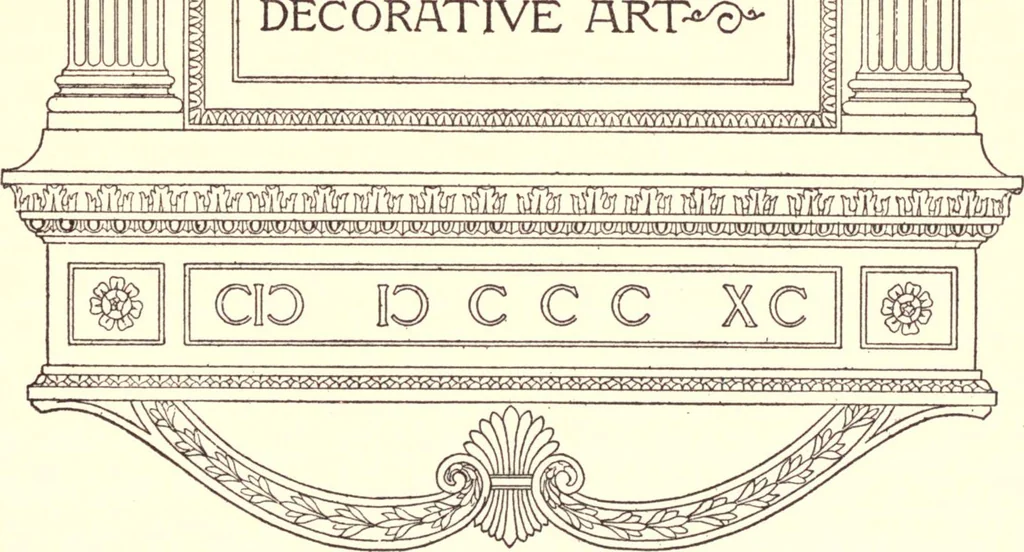 An illustration from Catalogue of the Avery architectural library. A memorial library of architecture, archæology, and decorative art, 1895, leaf 24