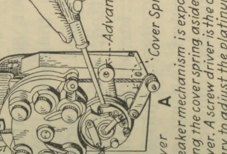 An illustration from Aviation engines; design--construction--operation and repair; a complete, practical treatise outlining clearly the elemtns of internal combustion engineering with special reference to the design, construction, operation and repair of airplane power plants; also the auxiliary engine systems, such as lubrication, carburetion, ignition and cooling. It includes complete instructions for engine repairing and sytematic location of troubles, tool equipment and use of tools, also outlines with the latest mechanical processes, 1918, leaf 186