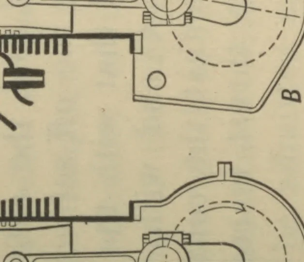 An illustration from Aviation engines; design--construction--operation and repair; a complete, practical treatise outlining clearly the elemtns of internal combustion engineering with special reference to the design, construction, operation and repair of airplane power plants; also the auxiliary engine systems, such as lubrication, carburetion, ignition and cooling. It includes complete instructions for engine repairing and sytematic location of troubles, tool equipment and use of tools, also outlines with the latest mechanical processes, 1918, leaf 242