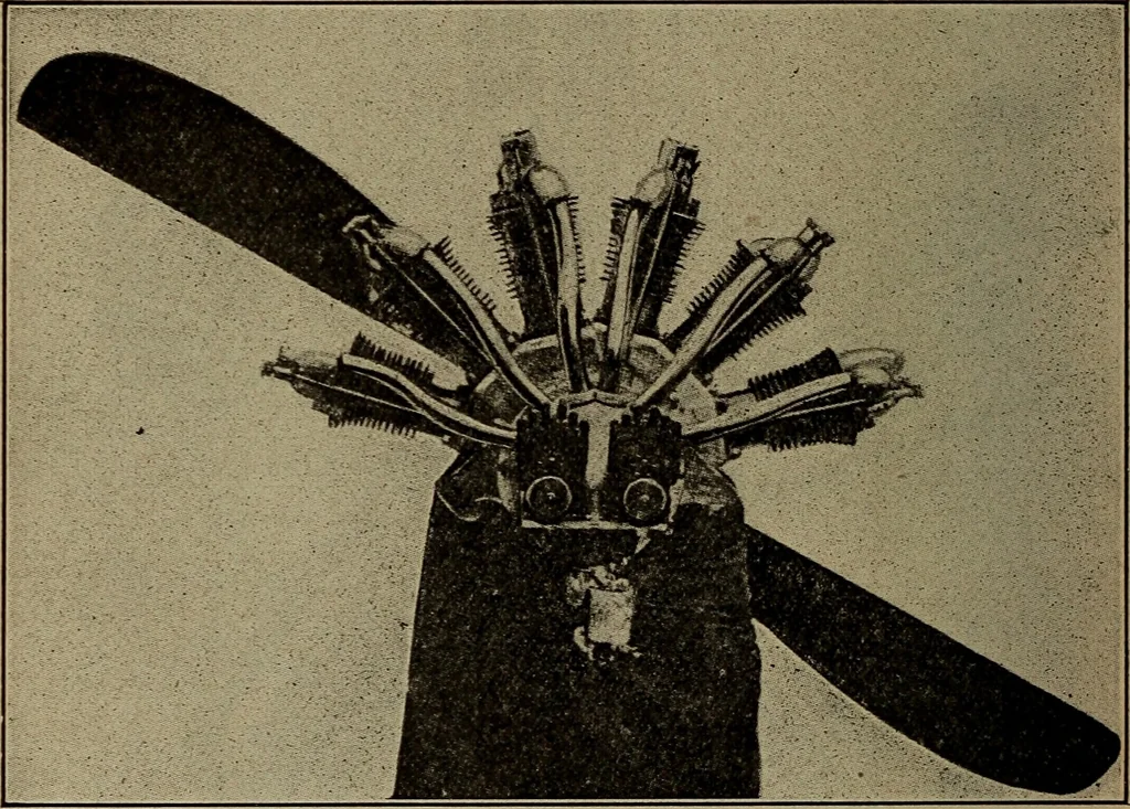 An illustration from Aviation engines; design--construction--operation and repair;, 1919, leaf 105